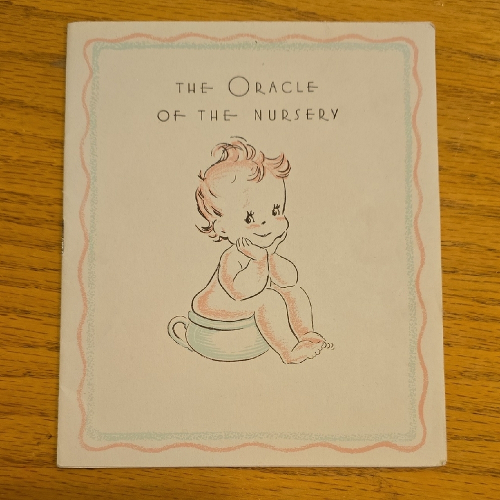 Vintage 1948 The Oracle of the Nursery Buzza Cardozo Baby Illustration Book